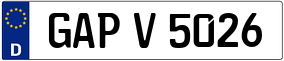 Truck License Plate